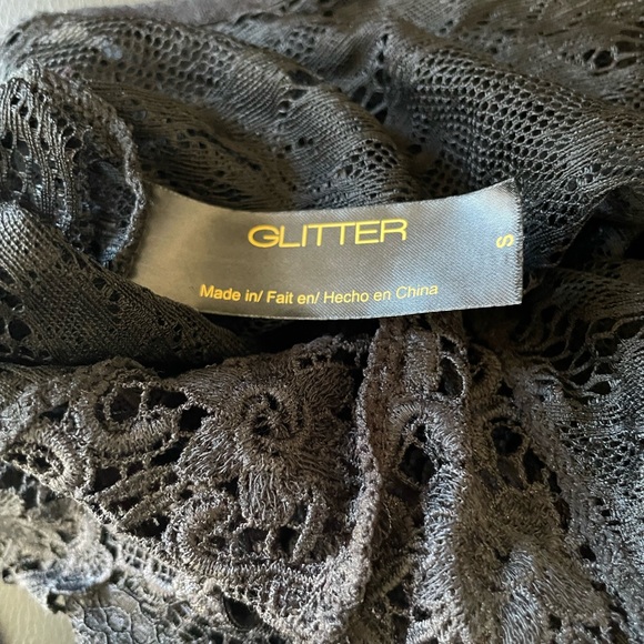 Glitter Brand Sexy Black Lace Halter Dress - Picture 5 of 5